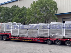 某化工企业TCU控温系统18台设备发货出厂视频